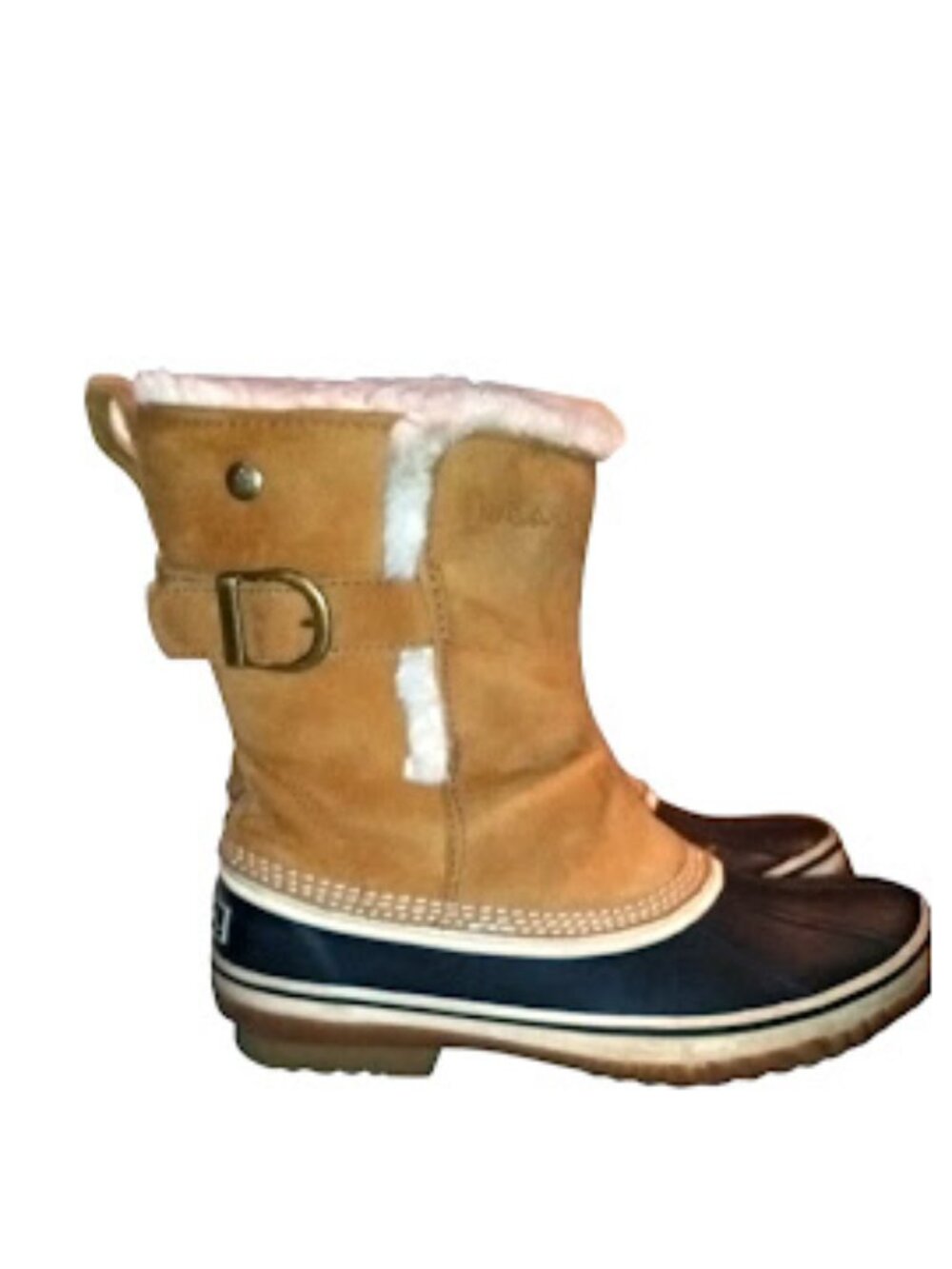 WindRiver Waterproof Winter Boots Women’s 8 Tan Fur